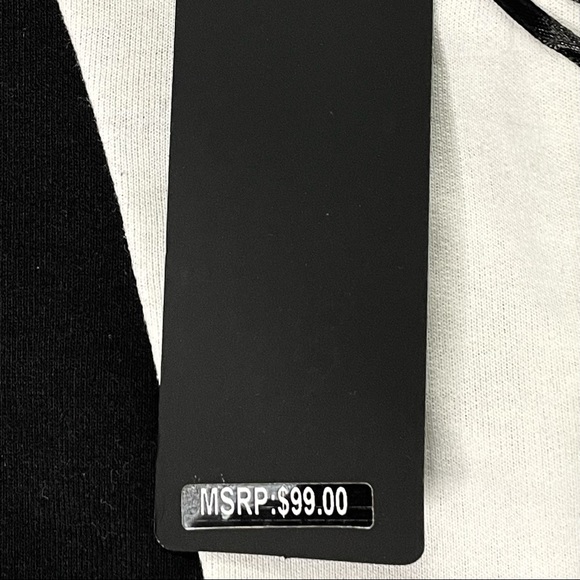 BEBE SPORT Long Sleeve 1/4 Zip Mock Neck Top - Picture 8 of 9